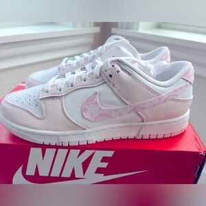 Pink paisley Nike Dunks